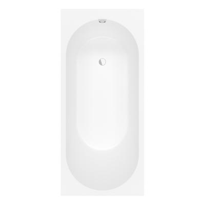 Фото Villeroy&Boch Oberon 2.0 Ванна встраиваемая 180x80см, слив сбоку, материал: Quaryl, цвет: альпийский белый