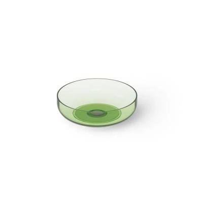 Фото DEA DESIGN Washbasins Раковина настольная 40x40xh12 см, материал: Glasstech прозрачная смола, цвет: Emerald R3