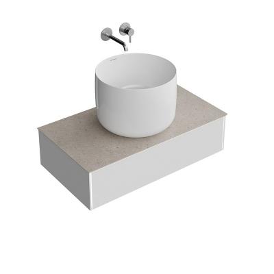 Фото Kerama Marazzi MA.90.1\MGR.M Тумба Magica/Маджика подвесная 90, 1 ящик, утренний серый матовый