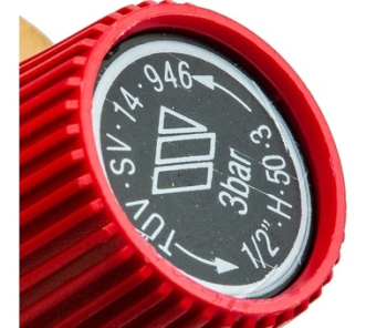Фото Watts  SVH 30 -1/2 Предохранительный клапан для систем отопления 3 бар (TM-10004639(02.15.130))