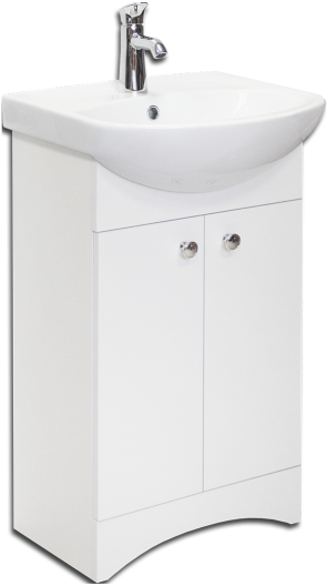 Фото Тумба Sanita Luxe Аттика 50 2 створки ATKSACW50013F1 белая