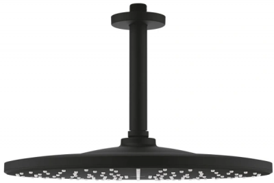 Фото Верхний душ GROHE Rainshower Mono 310, 9,5 л/мин, 1 режим, 142 мм, фантомный черный (22122KF0)