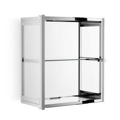 Фото Decor Walther Glas S 2 Шкафчик подвесной 35x19x40см, стекло прозрачное, цвет: хром