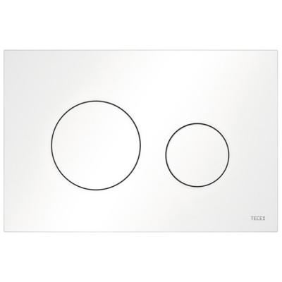 Фото TECE Loop 2 Панель смыва с двумя клавишами, белый матовый