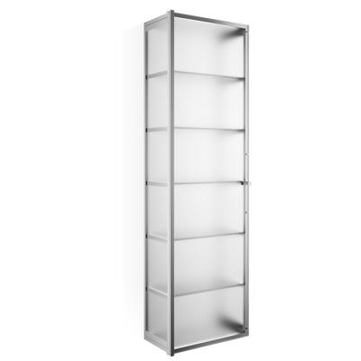Фото Decor Walther Glas S 4 Шкафчик подвесной 35x19x120см, стекло матовое, цвет: хром