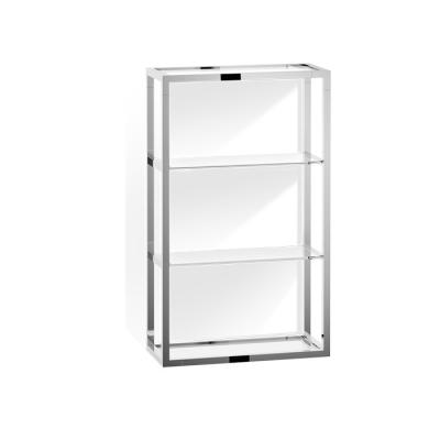Фото Decor Walther ET 6 Шкафчик открытый 35x15x60см, стекло прозрачное, подвесной, цвет: хром