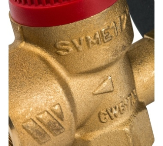 Фото Watts  SVM 25 -1/2 Предохранительный клапан с манометром 2.5 бар (TM-10004647(02.15.725))