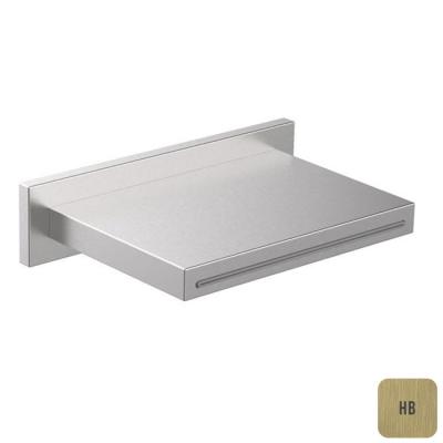Фото ALMAR Каскадный душ настенный, 236х141 мм, цвет High Brass 316  Brushed PVD