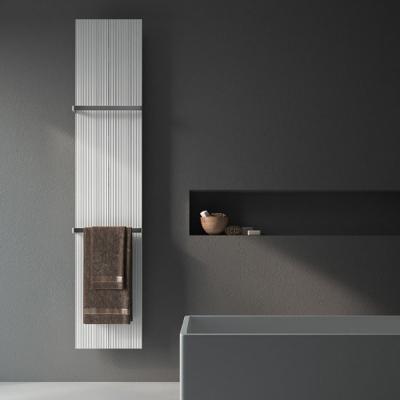 Фото Antrax  Полотенцесушитель LOFT BATH 1 40,3x170Hсм электрический цвет белый матовый BCOR, в комплекте с 1 полотенцедержателем, цвет CROM
