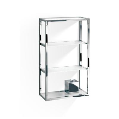 Фото Decor Walther ET 6 Шкафчик открытый 35x15x60см, стекло сатинированное, подвесной, цвет: хром