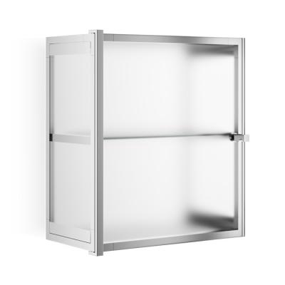 Фото Decor Walther Glas S 2 Шкафчик подвесной 35x19x40см, стекло матовое, цвет: хром