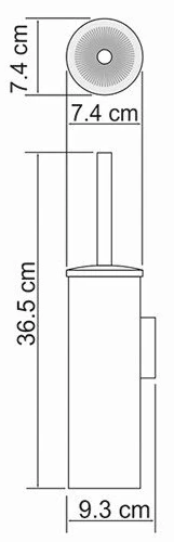 Фото Щетка для унитаза WasserKraft K-1087 подвесная