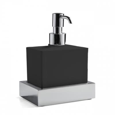 Фото 3SC SK 3.0 Дозатор настольный, композит Solid Surface, цвет: чёрный/хром