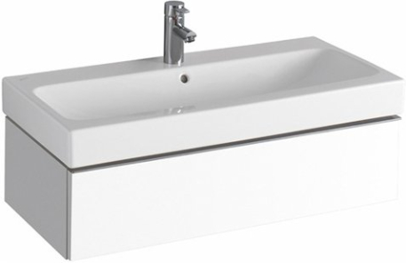 Фото Шкаф под раковину Geberit iCon 89x24 (альпийский глянец) 840290000