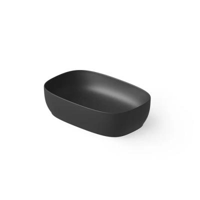 Фото DEA DESIGN Washbasins Раковина настольная 55x36xh14 см, материал: Solid Surface искуственный камень, цвет: Black №16