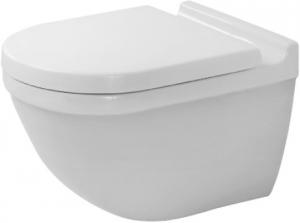 Фото Унитаз подвесной Duravit Starck-3 Rimless 2527090000 безободковый