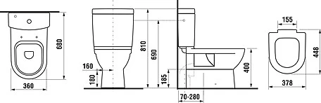 Фото Унитаз-компакт Jika Mio 2371.6.000.000.1+2771.3.000.242.1+9271.2.300.000.1