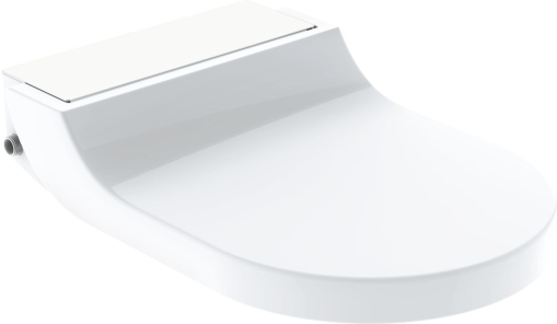 Фото Крышка-сиденье Geberit AquaClean Tuma Comfort 146.274.SI.1 вставка белое стекло, с функцией биде