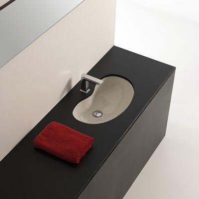 Фото Artceram WASHBASINS IDEA  Раковина встраиваемая снизу 60Х37 см, без отв под смеситель,  без крепежа ACA001, цвет белый.