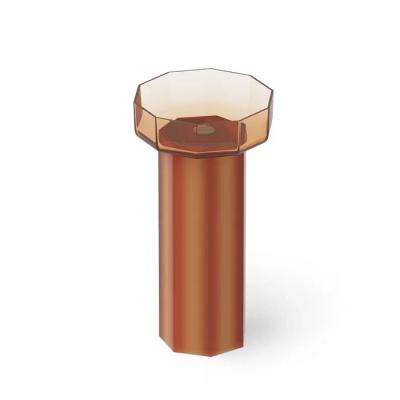 Фото Dea Design Pedestal Basin Раковина 48х45.6х90см., напольная, без отв., Glasstech, прозрачная смола, цвет: Sunset R1