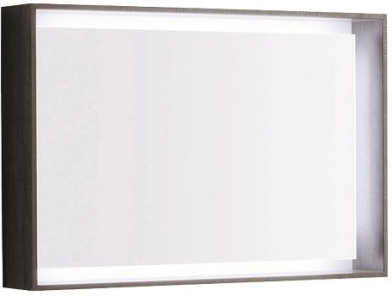 Фото Зеркало с подсветкой Geberit Citterio 88x54 500.572.JJ.1 темный дуб