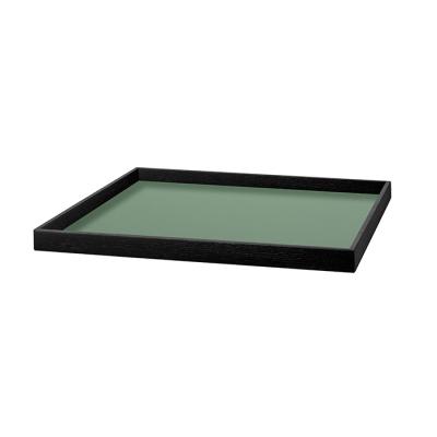 Фото ADJ Поднос Mondo, 35x35xH3 см., цвет: эвкалипт/небесный