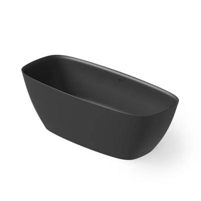 Фото DEA DESIGN Edge Ванна отдельностоящая 170x72xh56 см, материал: Solid Surface искуственный камень, цвет: Black №16
