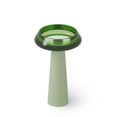Фото Dea Design Pedestal Basin Раковина 54.5x54.5х90см., напольная, без отв., Glasstech, прозрачная смола, цвет: Emerald R3