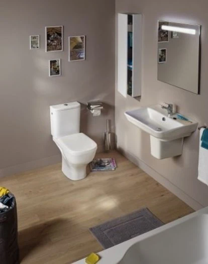 Фото Унитаз-компакт Jacob Delafon Struktura UJAJ102-WTE+ETAG212-WTE+E70024-WTE