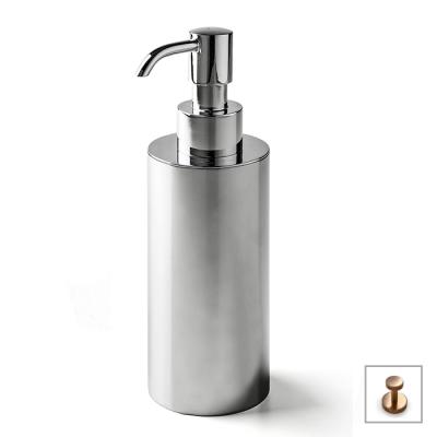 Фото 3SC Metal Tonda Дозатор для жидкого мыла, настольный, цвет: Warm Brushed Bronze PVD