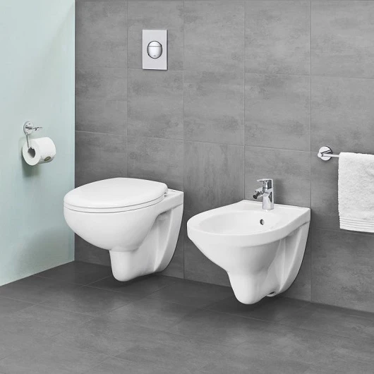 Фото 39427000 Bau Ceramic Унитаз подвесной безободковый, (без сиденья), альпин-белый