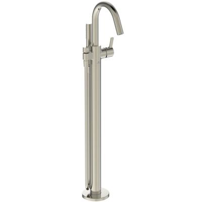 Фото Ideal Standard Joy Смеситель для ванны, напольный, с ручным душем, цвет: PVD Silver Storm
