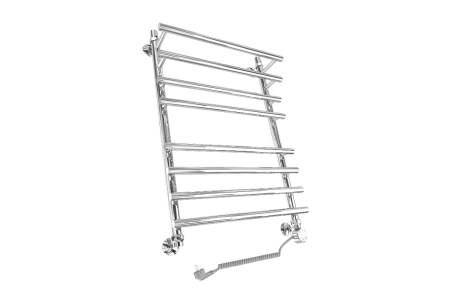 Фото Полотенцесушитель Двин F primo electro 80/50 1"-3/4"-1/2" Электрический ТЭН справа К эл, Золотой хром (4627087855192)