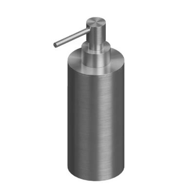 Фото QuadroDesign Дозатор для жидкого мыла, настольный, цвет: Brushed Stainless Steel