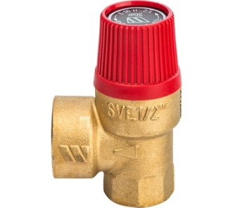 Фото Watts  SVH 30 -1/2 Предохранительный клапан для систем отопления 3 бар (TM-10004639(02.15.130))