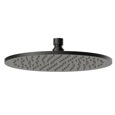 Фото Newform Head Showers Верхний душ круглый с дождевой струей Н 8 мм D=250 мм, цвет: carbon satin