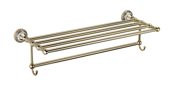 Фото Полка для полотенец FIXSEN Bogema Gold (FX-78515G)