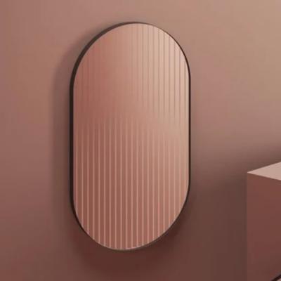 Фото Artceram Зеркало Arco 50х90 см в металлической раме, цвет: moka