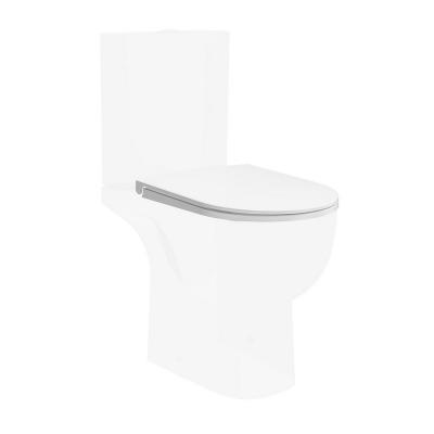 Фото Kerama Marazzi BG.Pro.seat.01\WHT Сиденье Buongiorno Pro/Бонджорно Про для унитаза, белое глянцевое