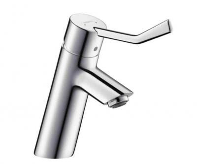 Фото Смеситель для раковины Hansgrohe Talis, керамический картридж, однорычажный, ½’, длинный рычаг, хром (32035000)