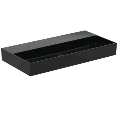 Фото Ideal Standard Solos Раковина подвесная 100х50см, с 1 отв, без перелива, цвет: черный глянцевый