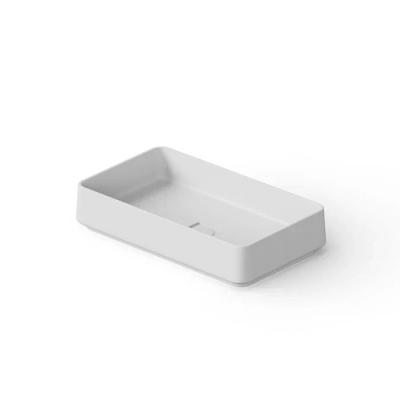 Фото DEA DESIGN Washbasins Раковина настольная 58x34xh12 см, материал: Solid Surface искуственный камень, цвет: White №18