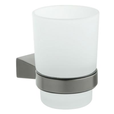 Фото Подстаканник одинарный Fixsen Trend GRAPHITE стекло, графит (FX-98006)