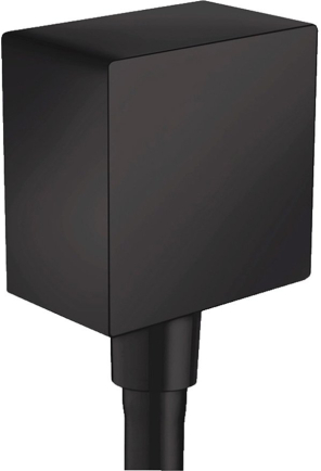 Фото 26455670 HG Fixfit Square шланговое подсоединение матовый черный
