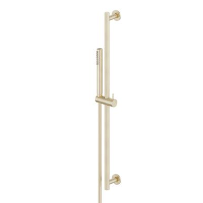 Фото Newform X-Steel 316 Душевой гарнитур: штанга, ручной душ, шланг 150 см, цвет: PVD brushed gold