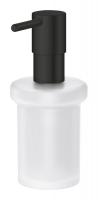 Фото Дозатор жидкого мыла GROHE Essentials, матовый черный (1024702430)