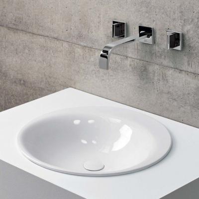 Фото Bette Lux Oval Couture Раковина встраиваемая   500х500х100 мм,  c 1 отв под смеситель, цвет белый
