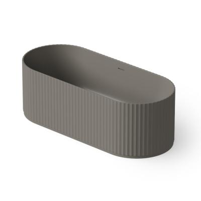 Фото DEA DESIGN Stripes Ванна отдельностоящая 170x72xh56 см, материал: Solid Surface искуственный камень, цвет: Grey №3