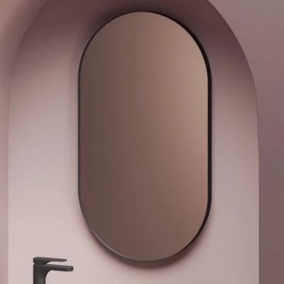 Фото Artceram Зеркало Arco 50х90 см в металлической раме, цвет: черный матовый