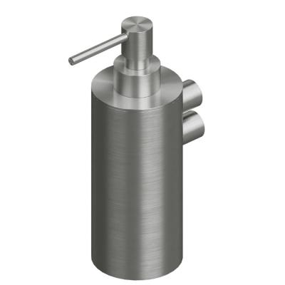 Фото QuadroDesign Дозатор для жидкого мыла, подвесной, цвет: Brushed Stainless Steel